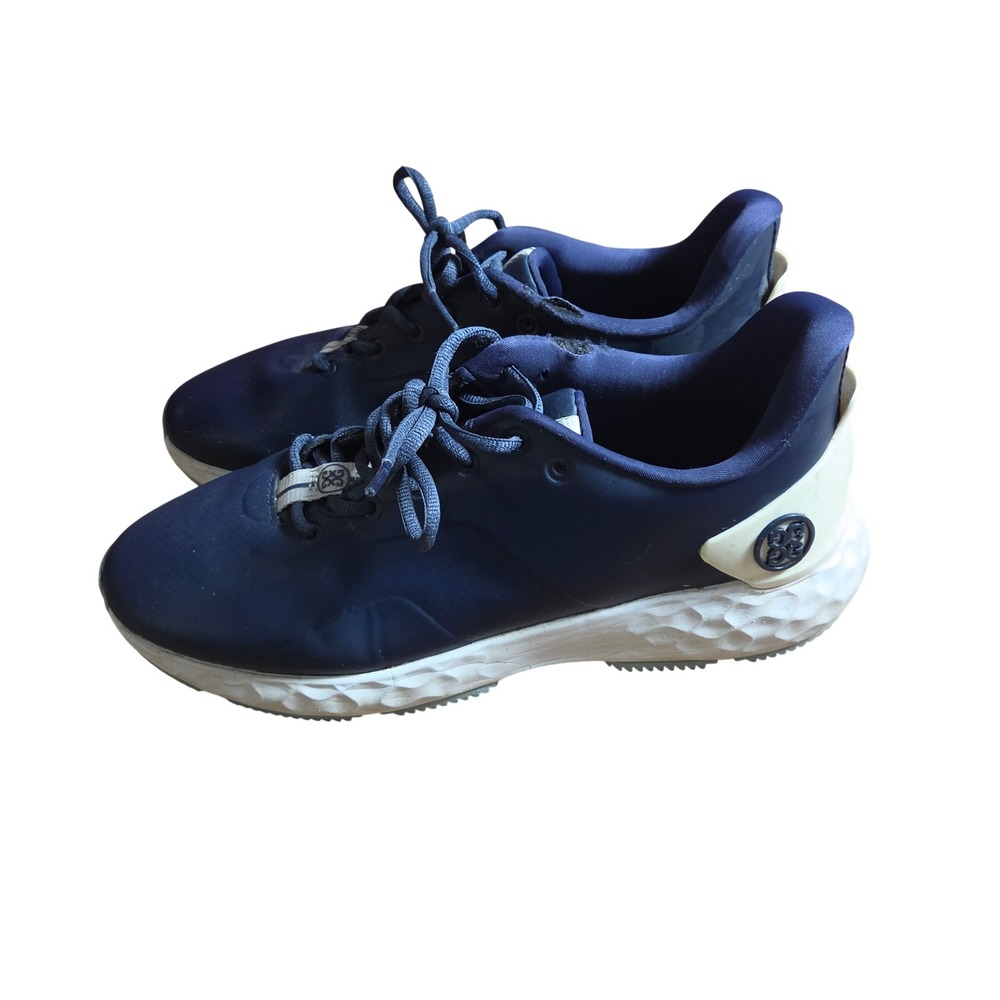G/FORE MG4+ Golf Shoes Spikeless Athletic Twilight Navy Pray for Birdies SZ 11